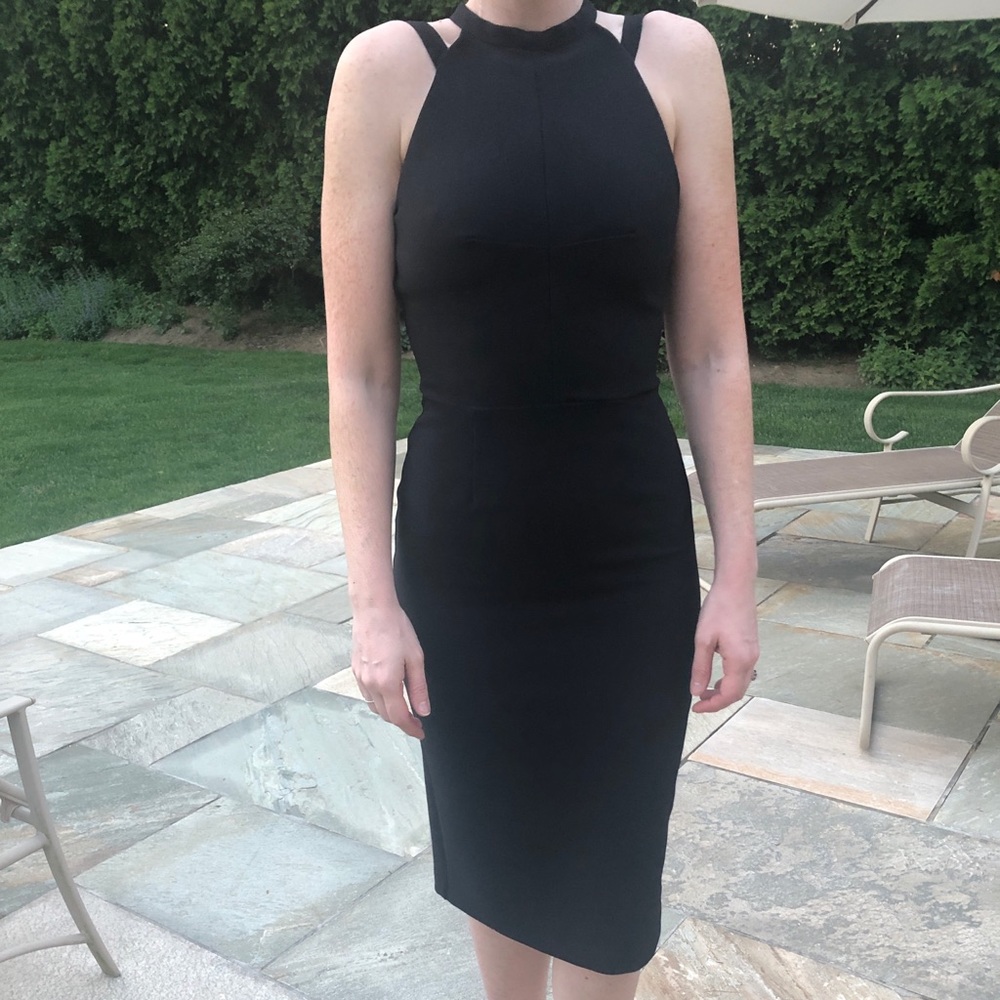 Black cocktail dress